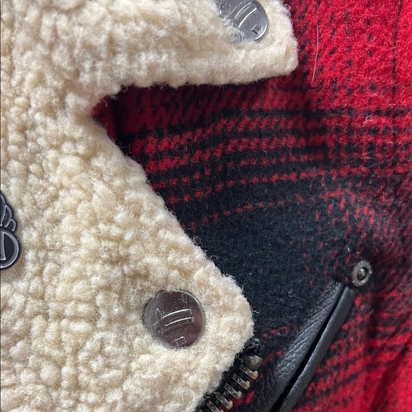 William Rast Shearling Collar Jacket - Picture 6 of 7